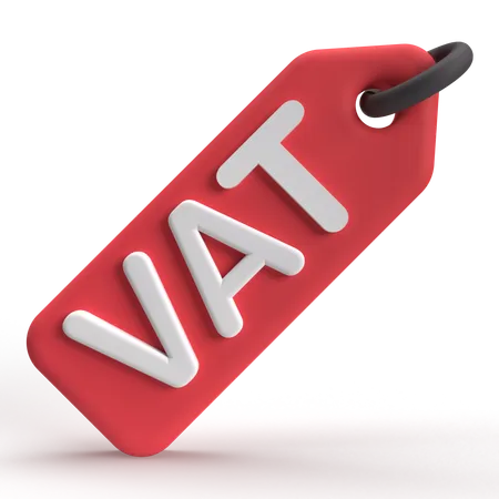 VAT Tag  3D Icon