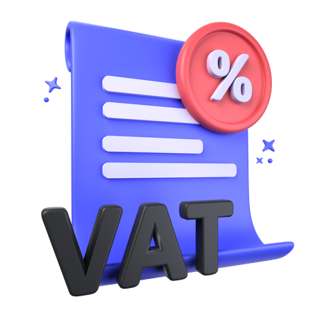 Vat Tax Report  3D Icon