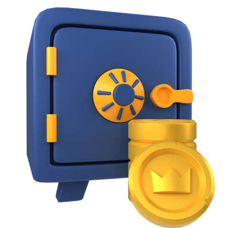 金庫  3D Icon