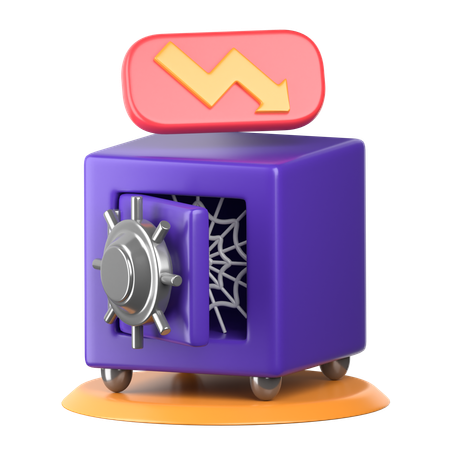 Cofre vazio  3D Icon