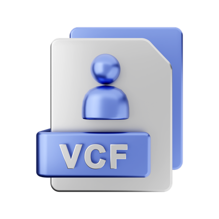 VCF File  3D Illustration