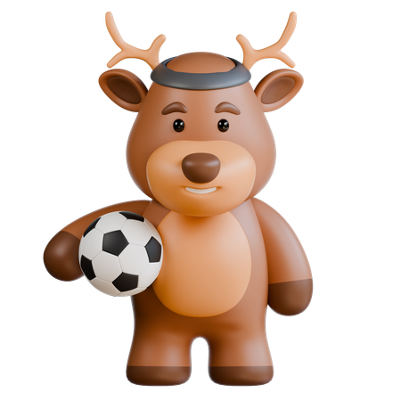 Futebol de veado  3D Icon