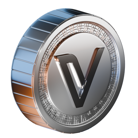 Vechain Coin  3D Icon