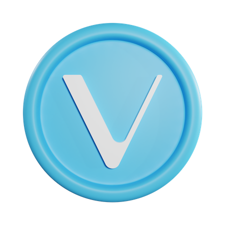 Moneda vechain  3D Icon