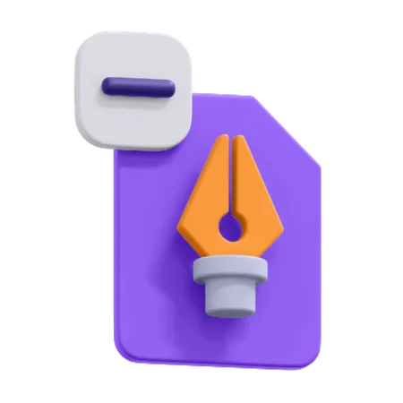 An Icon Of Vector File 3D Icon