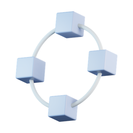 Vector path circle  3D Icon