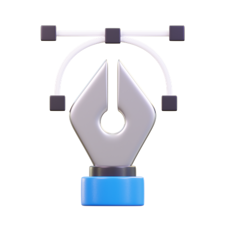 Vector Pen  3D Icon
