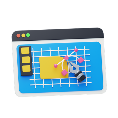 Vector Tool  3D Icon