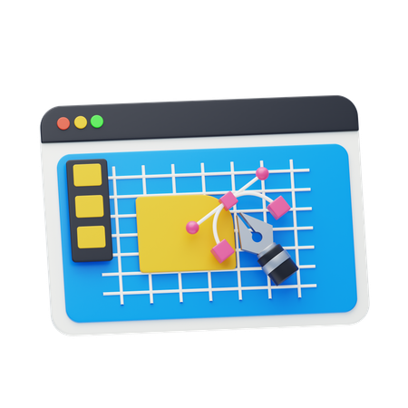 Vector Tool  3D Icon