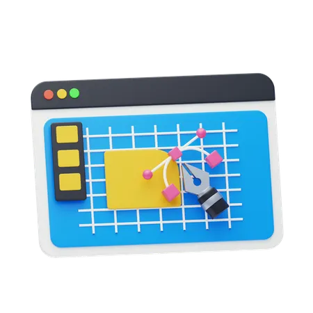 Vector Tool  3D Icon