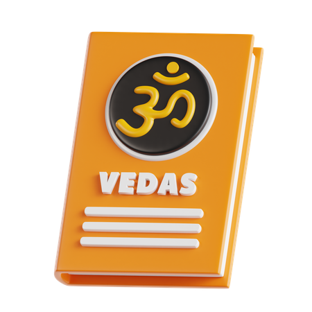 Livro dos vedas  3D Icon