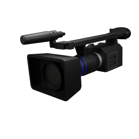 Vedio Camera  3D Icon