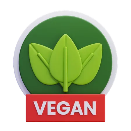 ビーガン  3D Icon