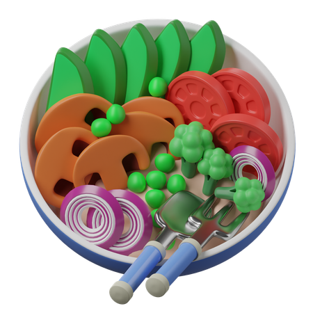 Vegan Diet  3D Icon