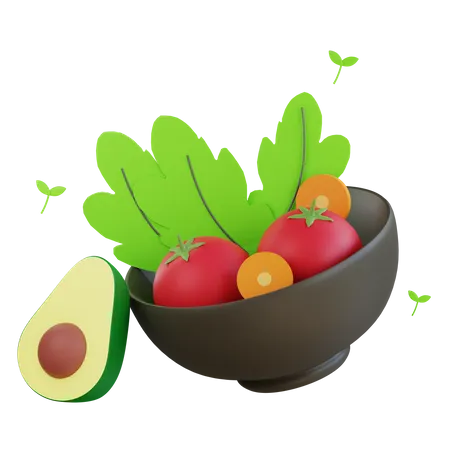 Vegan Food  3D Icon