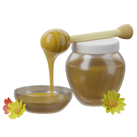 Vegan Honey  3D Icon