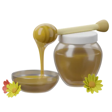 Vegan Honey  3D Icon