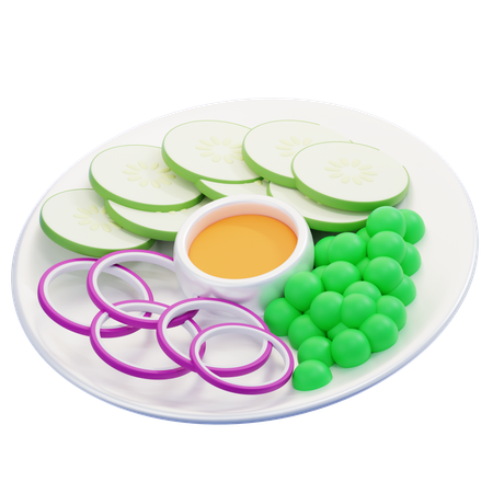 Vegan Salad  3D Icon