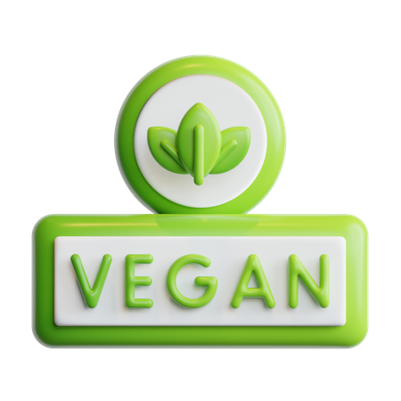 Vegano  3D Icon