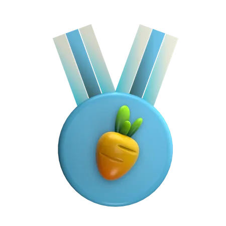 Vegetable Badge  3D Icon