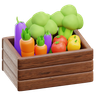 vegetable 3d logos