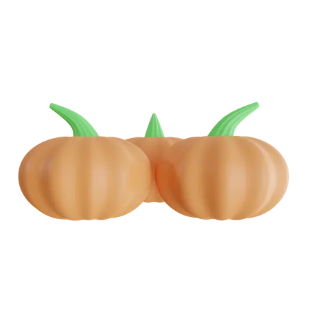 Vegetable Pumpkin 3D Icon