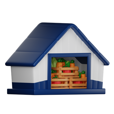 Vegetable Storage  3D Icon