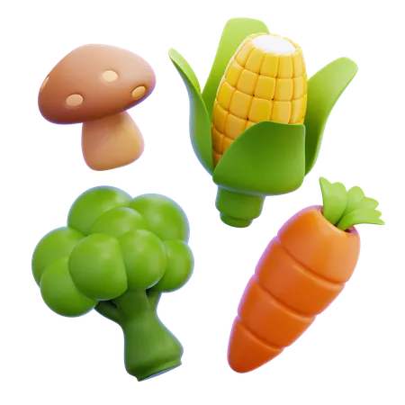 野菜  3D Icon