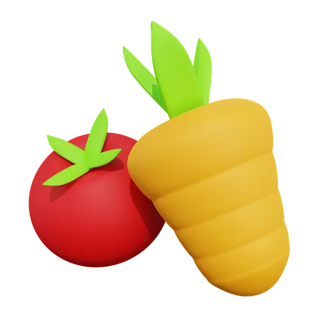 Vegetables  3D Icon