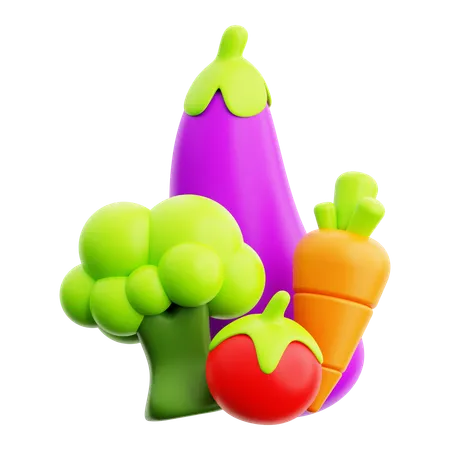 Vegetables  3D Icon