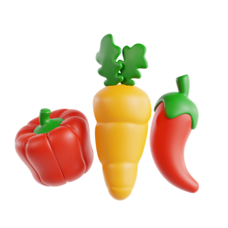 Vegetables  3D Icon