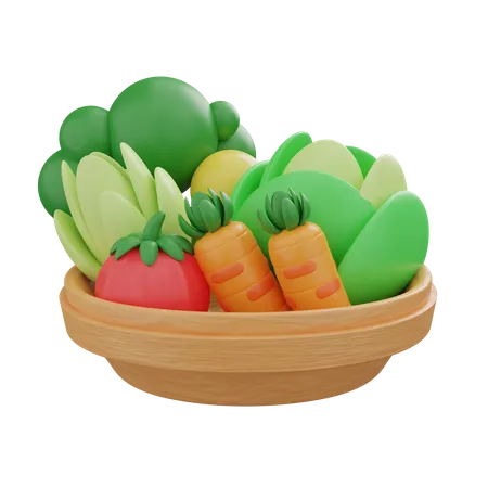 Vegetables 3D Icon
