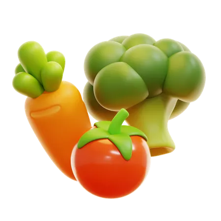Vegetais  3D Icon