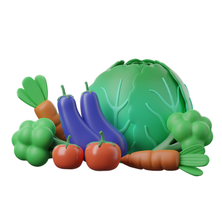 Vegetais  3D Icon