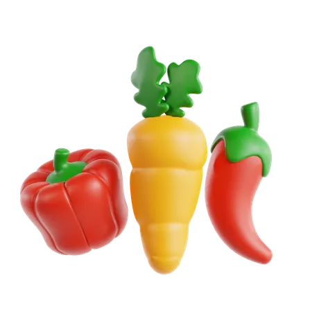 Vegetais  3D Icon