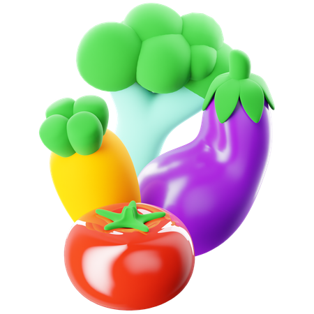 Vegetais  3D Icon