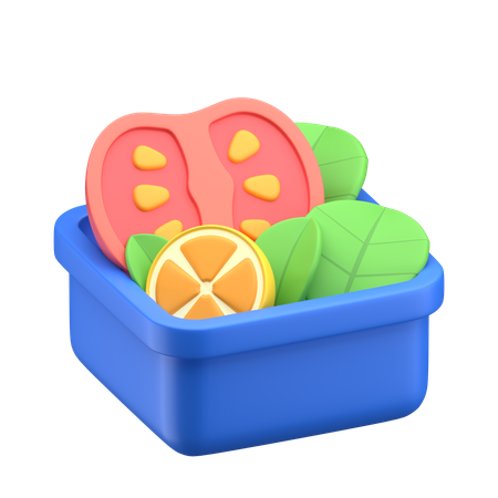 Veggie Box  3D Icon