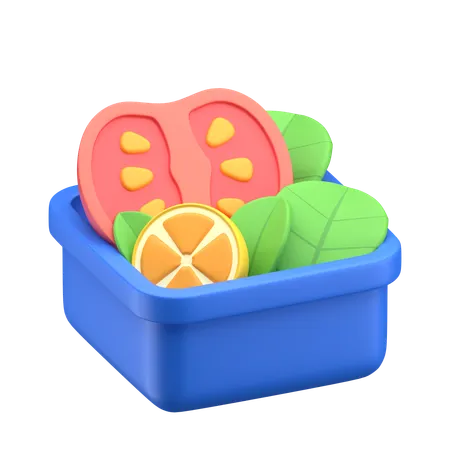 Veggie Box  3D Icon