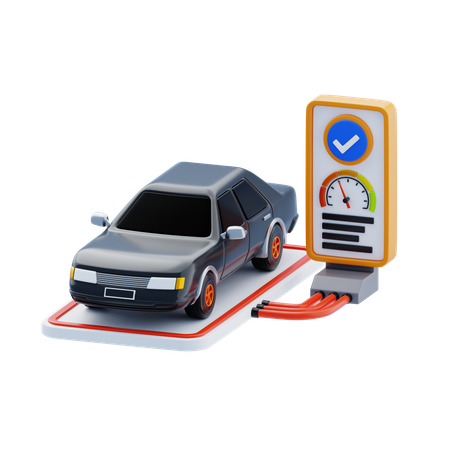 Vehicle Diagnostics  3D Icon