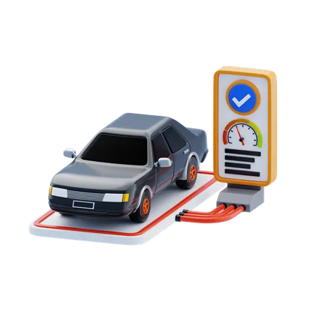 Vehicle Diagnostics  3D Icon