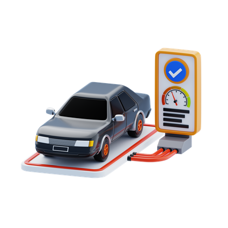 Vehicle Diagnostics  3D Icon