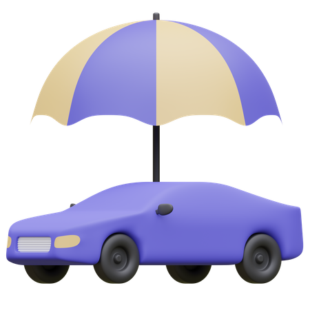 Vehicle insurance  3D Icon