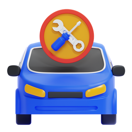 Vehicle Repair  3D Icon