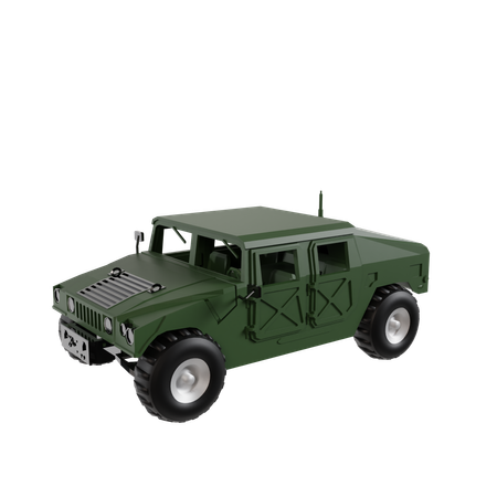 Véhicule de l'armée  3D Icon