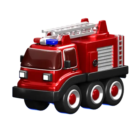 Vehículo de bombero  3D Icon