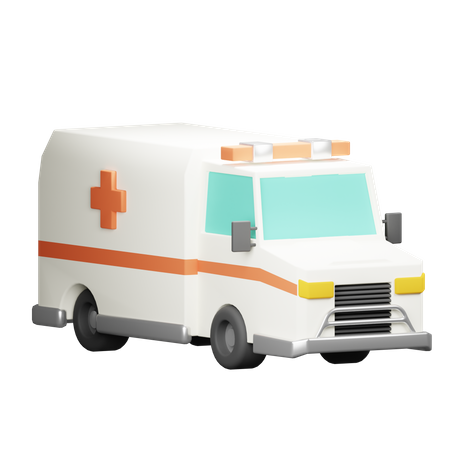 Vehículo de emergencia  3D Icon