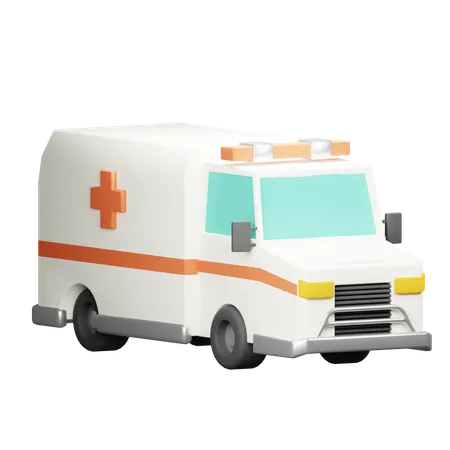 Vehículo de emergencia  3D Icon