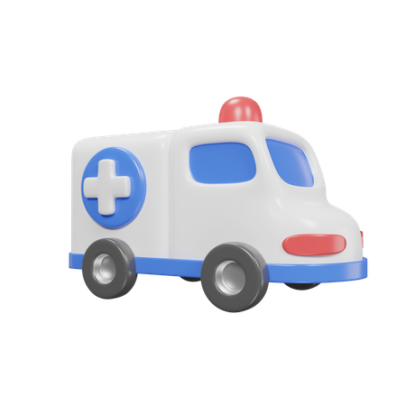 Vehículo de emergencia  3D Icon