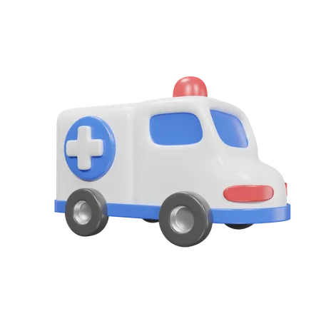 Vehículo de emergencia  3D Icon