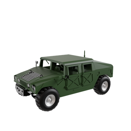 Vehículo del ejército  3D Icon